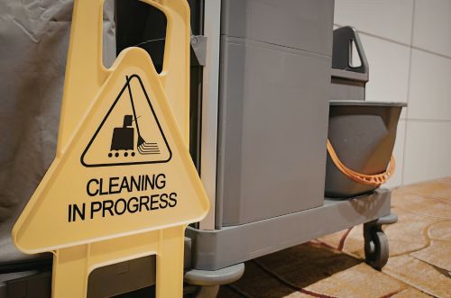 Building and appliance final cleaning in progress for Boca Raton FL projects